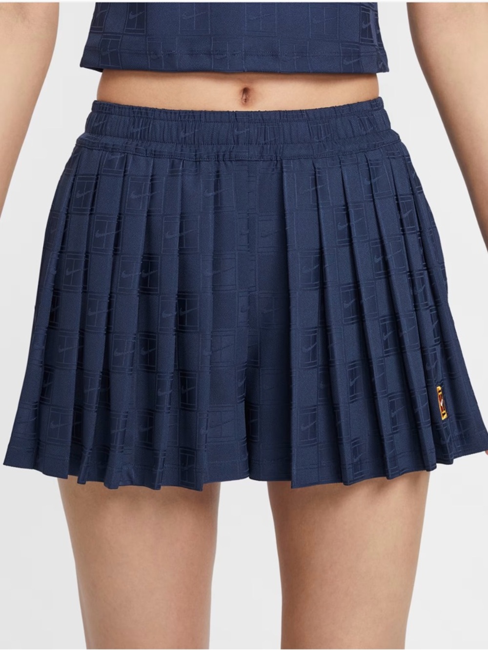 Nike Women's Navy Pleated Tennis Shorts BNWT size L